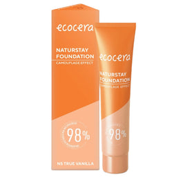 Ecocera Naturstay Foundation naturalny podkład kryjący N5 True Vanilla 30ml