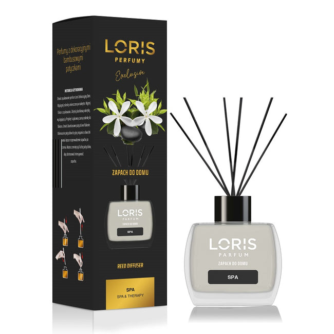 LORIS Reed Diffuser dyfuzor zapachowy z patyczkami Spa & Terapia 120ml