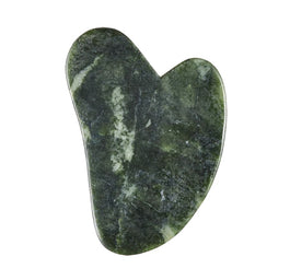 Glov Gua Sha kamień do masażu twarzy i szyi z jadeitu Green