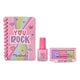 Martinelia Super Girl Beauty Set & Notebook zestaw lakier do paznokci + notatnik + paleta cieni do powiek + aplikator