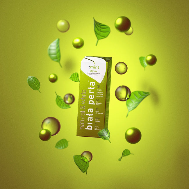 Biała Perła Mint pasta do zębów bez fluoru 75ml
