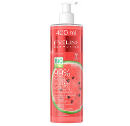 Eveline Cosmetics 99% Natural Watermelon arbuzowy nawilżająco-kojący hydrożel do ciała i twarzy 400ml