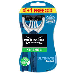 Wilkinson Xtreme3 Ultimate jednorazowe maszynki do golenia dla mężczyzn 4szt