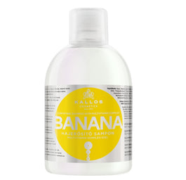 Kallos KJMN Banana Fortifying Shampoo wzmacniający szampon do włosów z kompleksem multiwitaminowym 1000ml