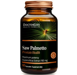 Doctor Life Saw Palmetto ekstrakt z owoców palmy sabałowej 160mg suplement diety 60 kapsułek