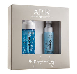 APIS Himalayan zestaw micelarna pianka do mycia twarzy 150ml + nawilżający milky booster 100ml