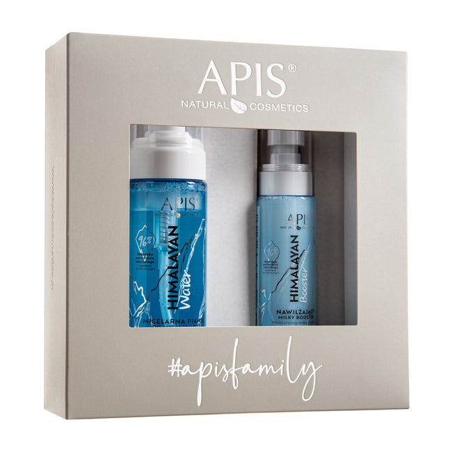 APIS Himalayan zestaw micelarna pianka do mycia twarzy 150ml + nawilżający milky booster 100ml