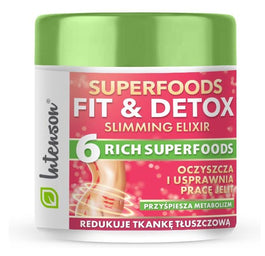 Intenson Superfoods Fit & Detox Elixir koktajl błonnikowy suplement diety 135g