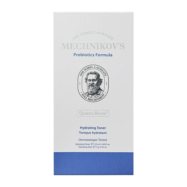 HOLIKA HOLIKA Mechnikov's Probiotics Formula zestaw tonik do twarzy 133ml + shot hialuronowy 7g