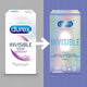 Durex Durex prezerwatywy Invisible dodatkowo nawilżane 10 szt cienkie