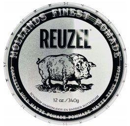 Reuzel Hollands Finest Pomade Concrete Hold Matte matująca pomada do włosów na bazie wody 340g