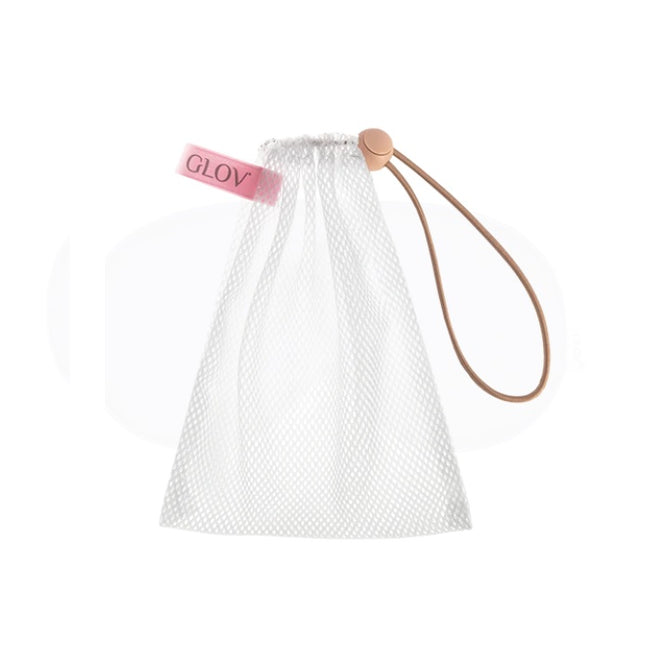 Glov Golden Dreams zestaw Satin Sleep Mask maska złuszczająca + Moon Pads & Laundry Bag waciki do twarzy z woreczkiem + kosmetyczka