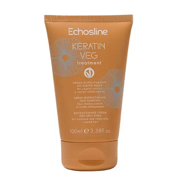 ECHOSLINE Keratin Veg krem do rozdwojonych końcówek 100ml