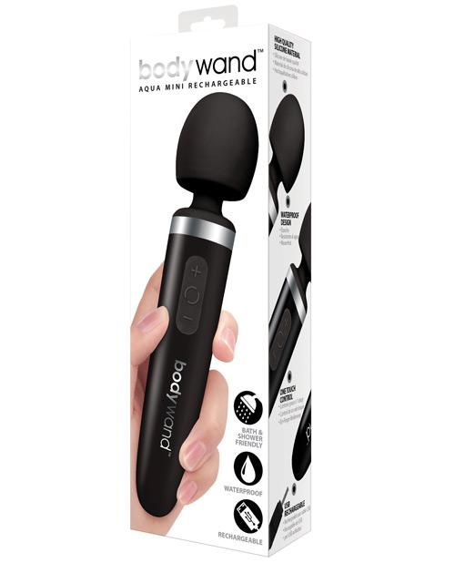 Bodywand Aqua Mini Rechargeable Wand Massager mini masażer typu wand Black