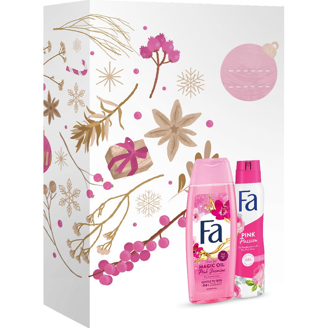 Fa Pink Jasmine zestaw dezodorant w spray'u 150ml + żel pod prysznic 250ml