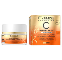 Eveline Cosmetics C-Perfection silnie ujędrniający krem wypełniający zmarszczki 50+ 50ml