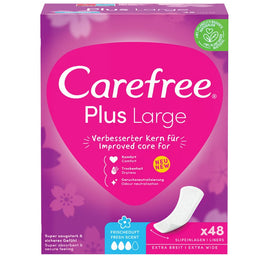 Carefree Plus Large wkładki higieniczne świeży zapach 48szt.