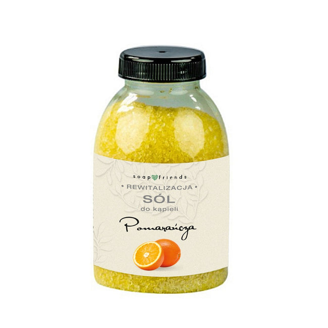 Soap&Friends Drobnoziarnista sól do kąpieli Pomarańcza 250g