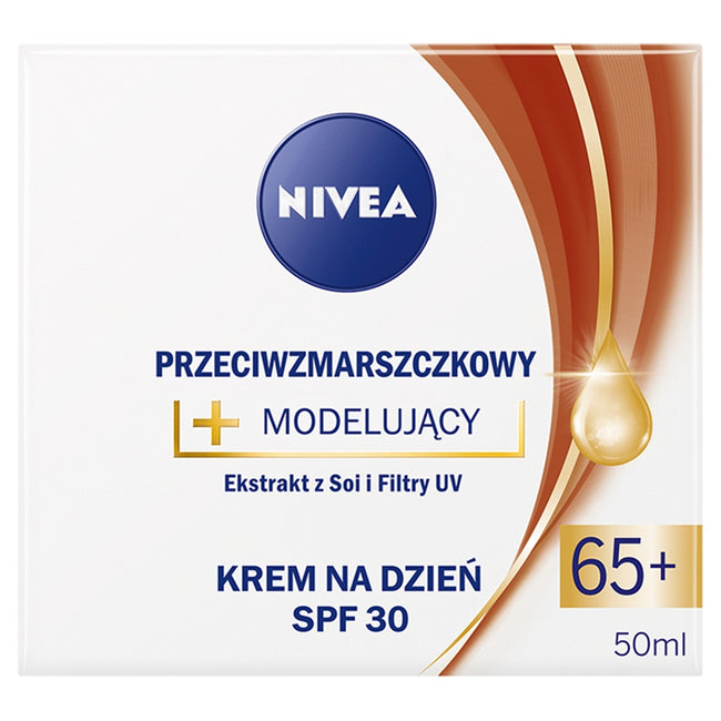 Nivea Przeciwzmarszczkowy+Modelujący krem na dzień SPF30 65+ 50ml