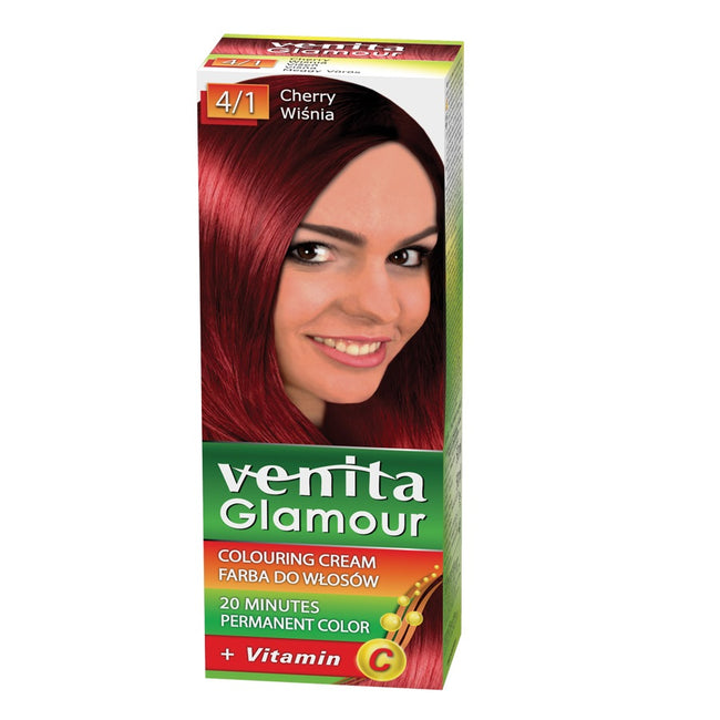 Venita Glamour farba do włosów 4/1 Wiśnia