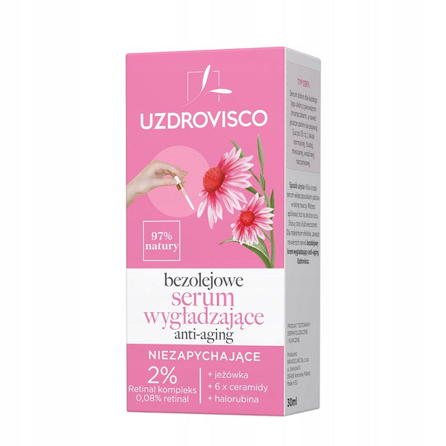 UZDROVISCO Bezolejowe serum wygładzające anti-aging 30ml