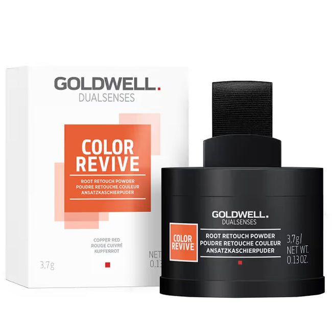 Goldwell Dualsenses Color Revive Root Retouch Powder puder maskujący odrost Copper Red 3.7g