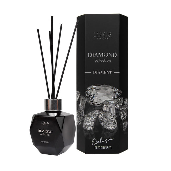 LORIS Diamond Exclusive Reed Diffuser dyfuzor zapachowy z patyczkami Diament 110ml