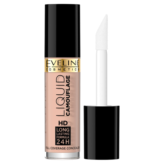 Eveline Cosmetics Liquid Camouflage Full Coverage Concealer korektor kryjący do twarzy 03 Vanilla 5ml