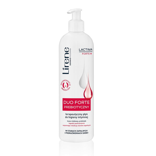 Lirene Lactima Duo Forte+ prebiotyczny terapeutyczny płyn do higieny intymnej 350ml