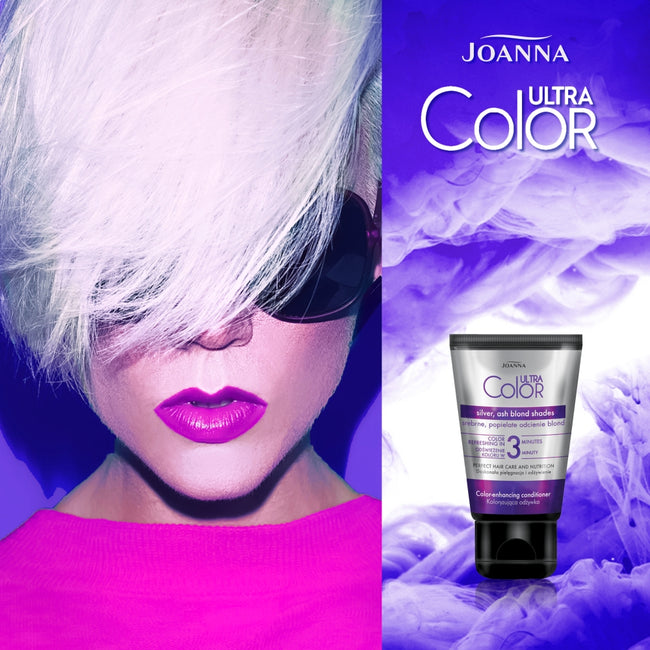 Joanna Ultra Color koloryzująca odżywka srebrne popielate odcienie blond 100g