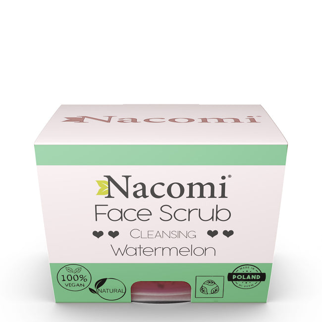 Nacomi Face Scrub peeling oczyszczający do twarzy i ust Watermelon 80g