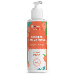 HiSkin Kids szampon i żel do kąpieli Brzoskwinia 280ml