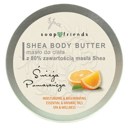 Soap&Friends Shea Butter 80% masło do ciała Pomarańcza 200ml