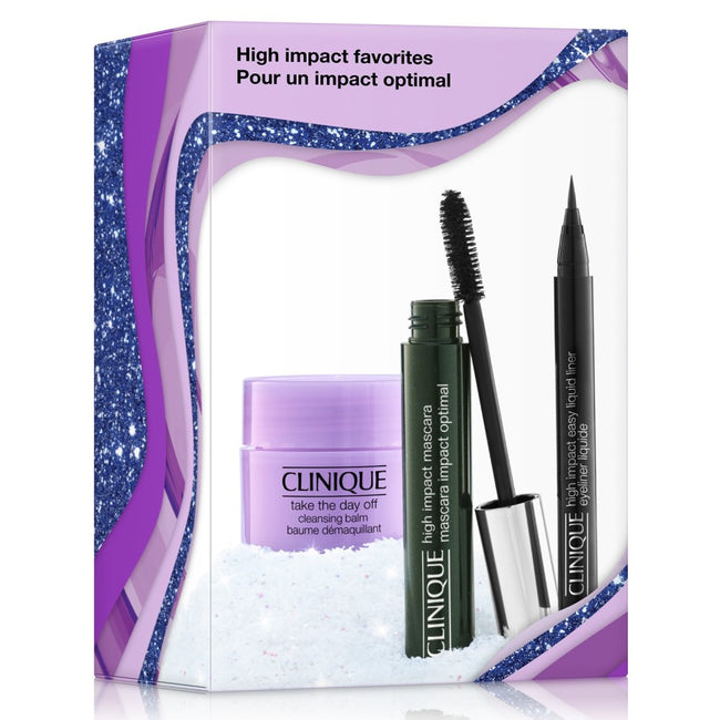 Clinique High Impact Favorites zestaw do makijażu i demakijażu oczu