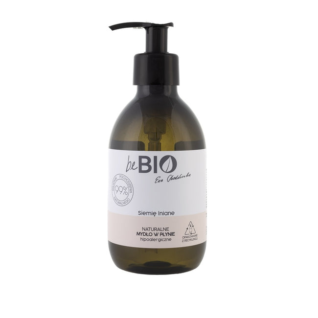 BeBio Ewa Chodakowska Naturalne mydło w płynie Siemię Lniane 300ml