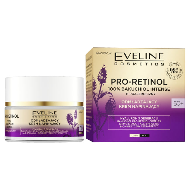 Eveline Cosmetics Pro-Retinol odmładzający krem napinający 50+ 50ml