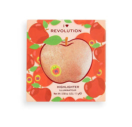 Makeup Revolution I Heart Revolution Tasty 3D Highlighter wypiekany rozświetlacz Apple 17g