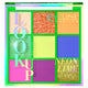 Eveline Cosmetics Look Up paleta 9 cieni do powiek Neon Lime 10.8g