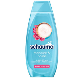 Schauma Moisture & Shine szampon do włosów suchych i normalnych z wodą ryżową 400ml