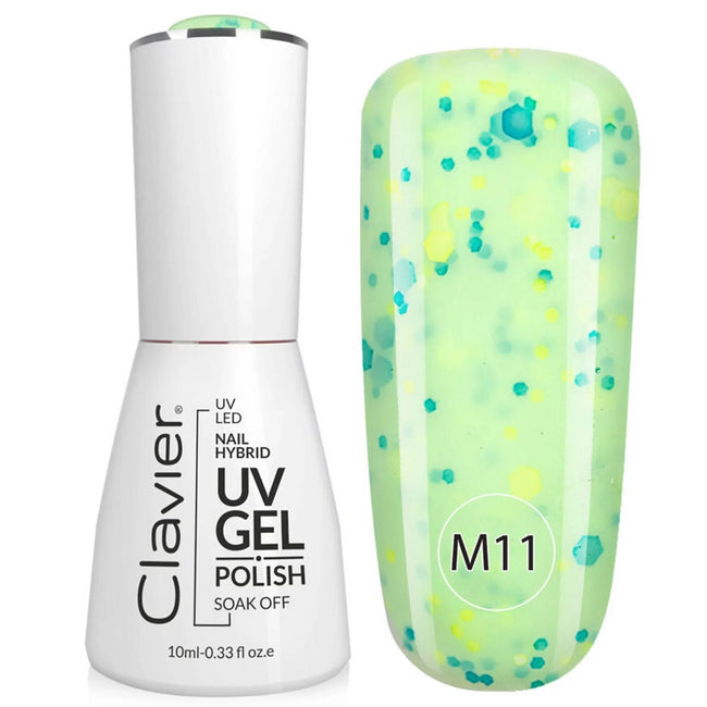 Clavier Luxury Multi Flavours lakier hybrydowy do paznokci M11 Lime&Mint 10ml