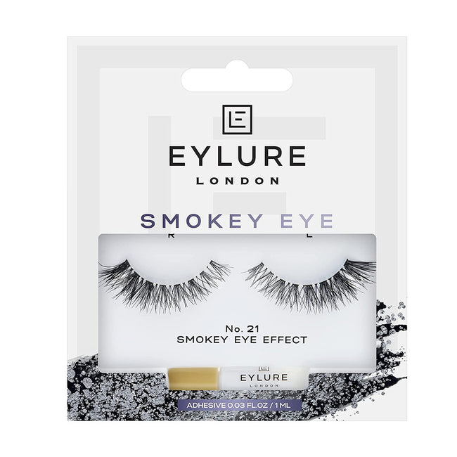 Eylure Smokey Eye Lashes sztuczne rzęsy z klejem No. 21