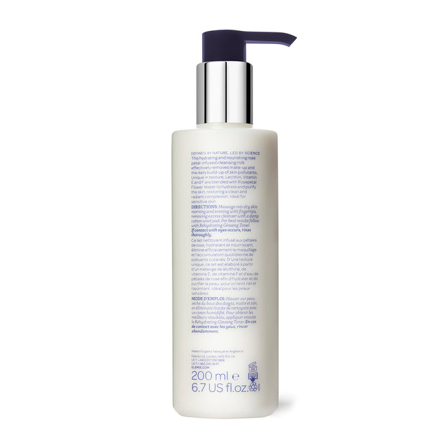 ELEMIS Rehydrating Rosepetal Cleanser odżywcze mleczko oczyszczające do cery odwodnionej 200ml