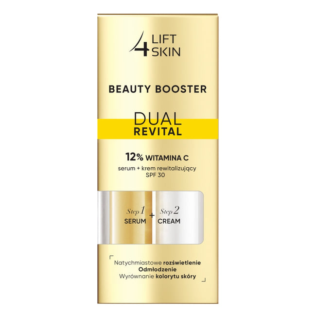 Lift4Skin Beauty Booster Dual Revital 12% Witamina C serum + krem rewitalizujący SPF30+ 2x15ml