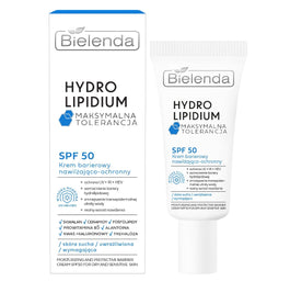 Bielenda Hydro Lipidium krem barierowy SPF50 nawilżająco-ochronny 30ml