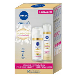 Nivea Cellular Luminous 630® zestaw krem na dzień przeciw przebarwieniom 40ml + intensywne serum przeciw przebarwieniom 30ml