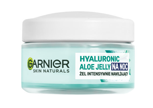 Garnier Hyaluronic Aloe Jelly żel intensywnie nawilżający do każdego typu cery na noc 50ml