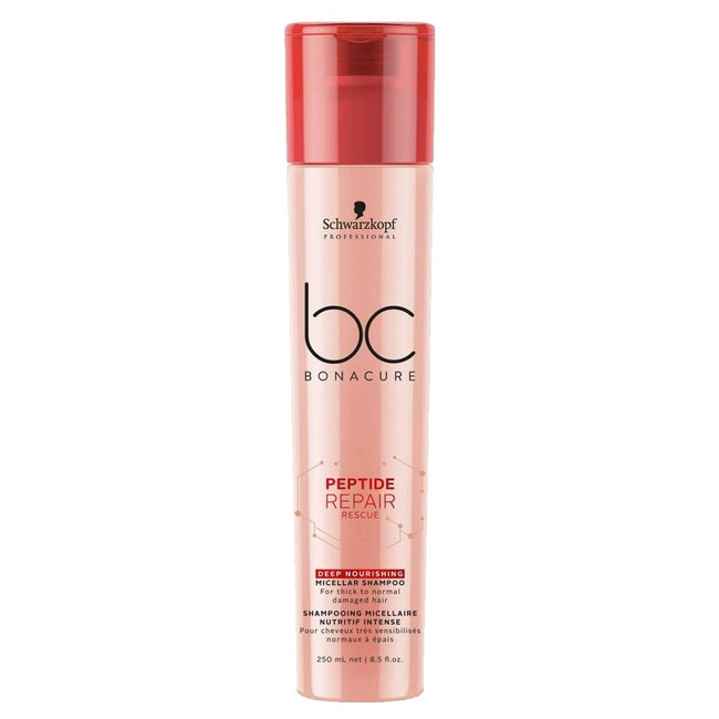Schwarzkopf Professional BC Bonacure Peptide Repair Rescue Shampoo regenerujący szampon do włosów zniszczonych 250ml