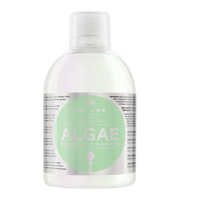 Kallos KJMN Algae Moisturizing Shampoo nawilżający szampon do włosów z ekstraktem z alg i oliwą z oliwek 1000ml