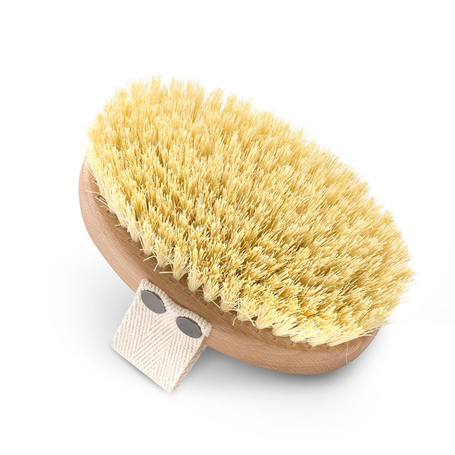 HHUUMM Szczotka do masażu ciała na sucho – włókno tampico No.1P