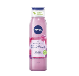 Nivea Fresh Blends Refreshing Shower żel pod prysznic odświeżający Raspberry & Blueberry & Almond Milk 300ml